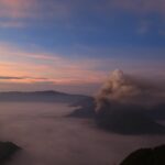 インドネシアのジャワ島にある火山　ブロモ山ツアーに参加！　